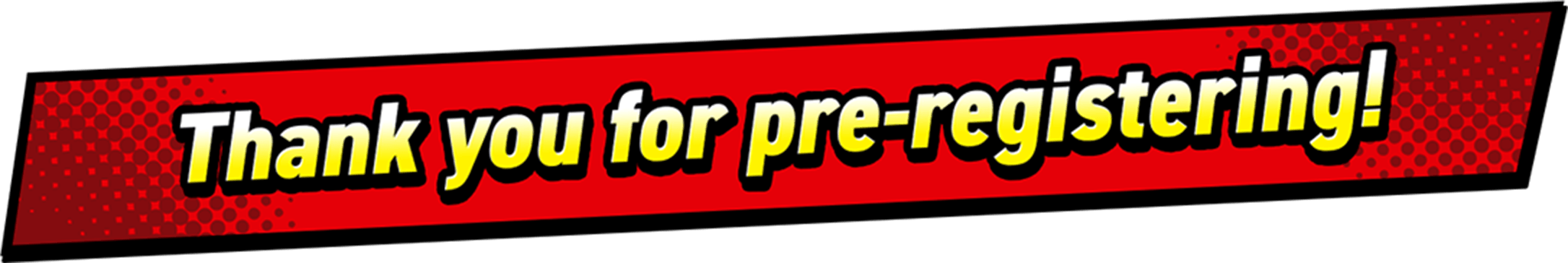 Thank you for pre-registering!